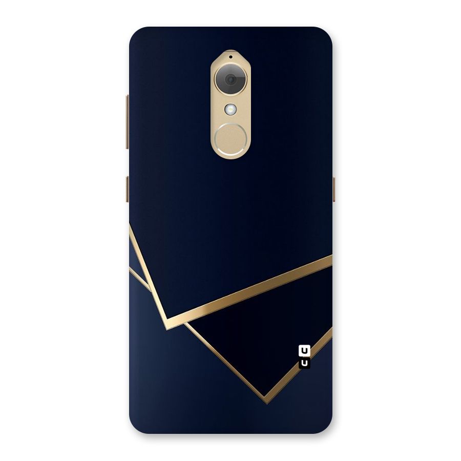 Gold Corners Back Case for Lenovo K8
