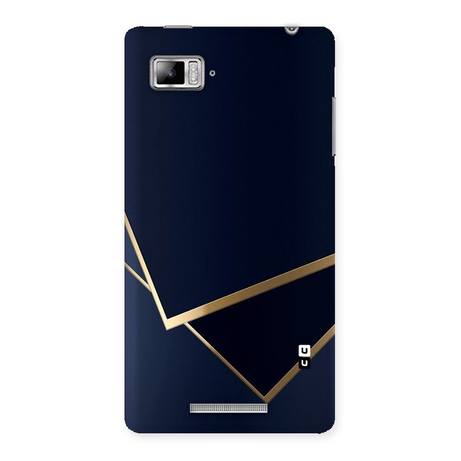 Gold Corners Back Case for Lenovo Vibe Z K910