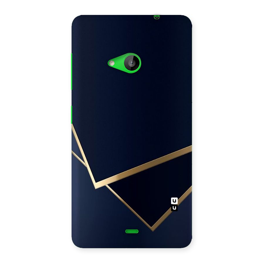 Gold Corners Back Case for Lumia 535
