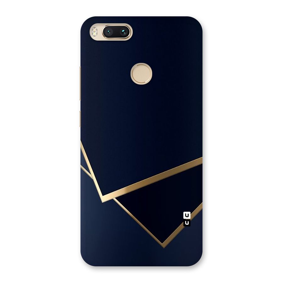 Gold Corners Back Case for Mi A1