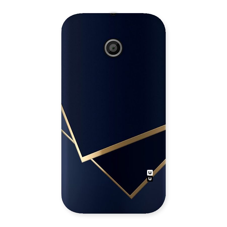 Gold Corners Back Case for Moto E