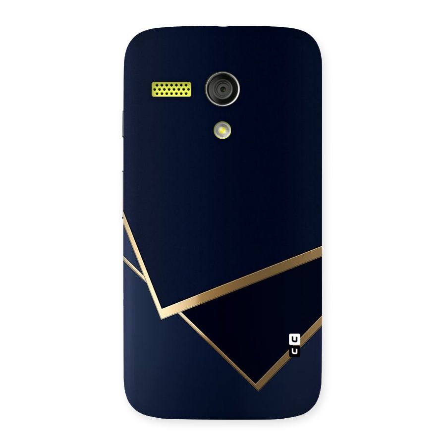 Gold Corners Back Case for Moto G