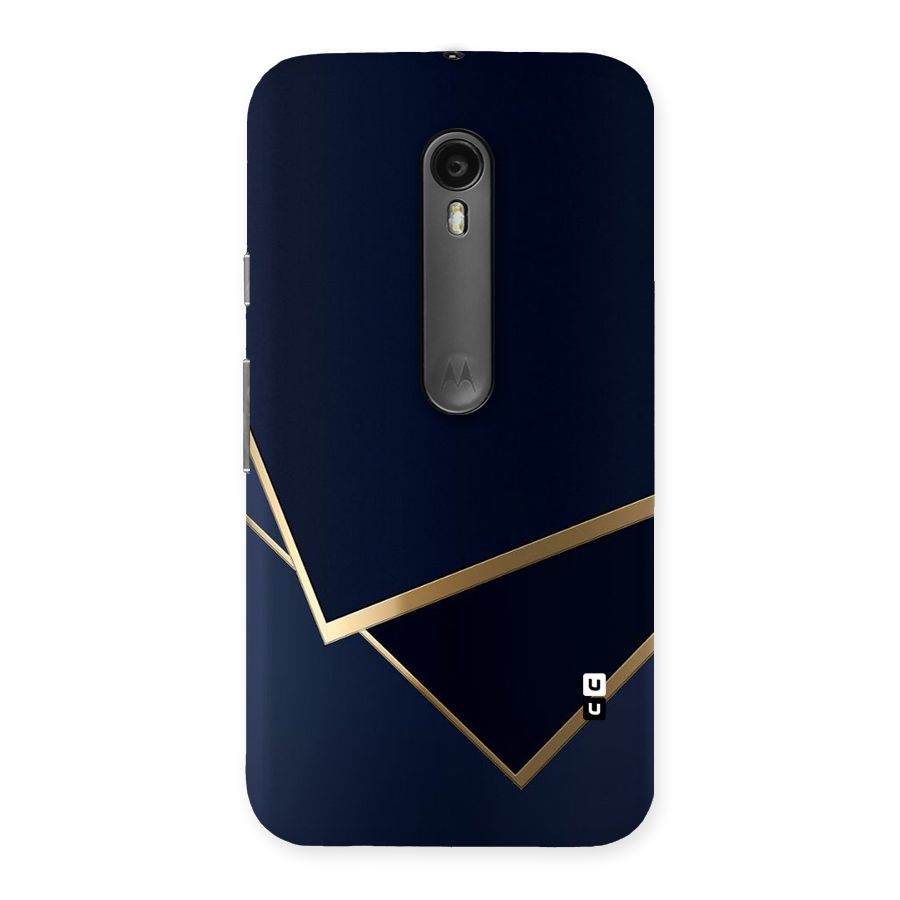 Gold Corners Back Case for Moto G Turbo