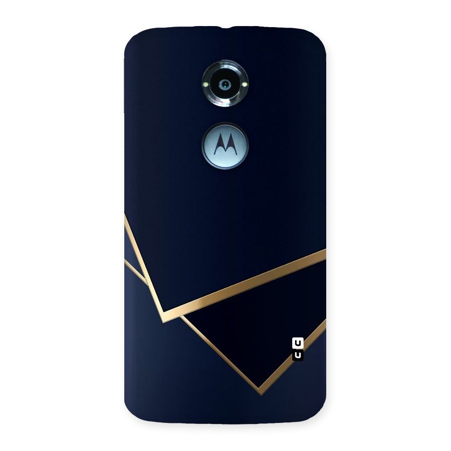 Gold Corners Back Case for Moto X 2nd Gen
