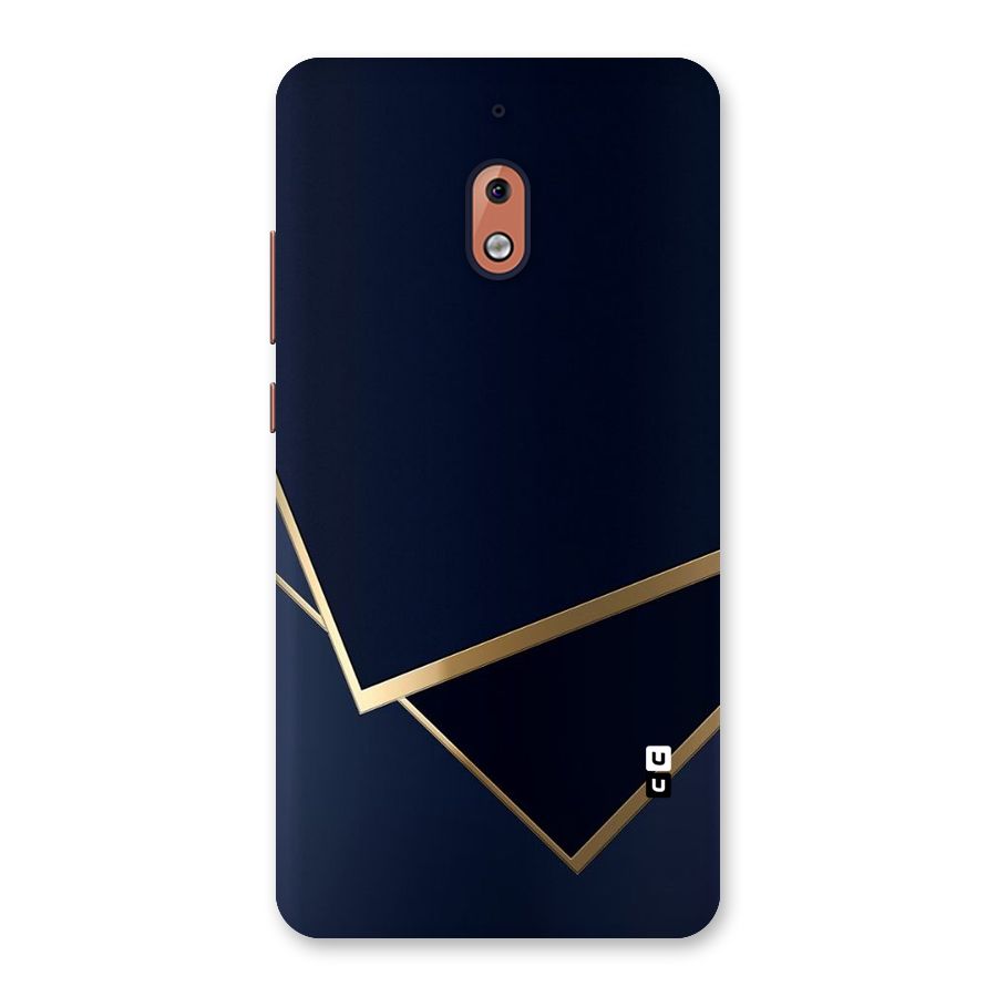 Gold Corners Back Case for Nokia 2.1