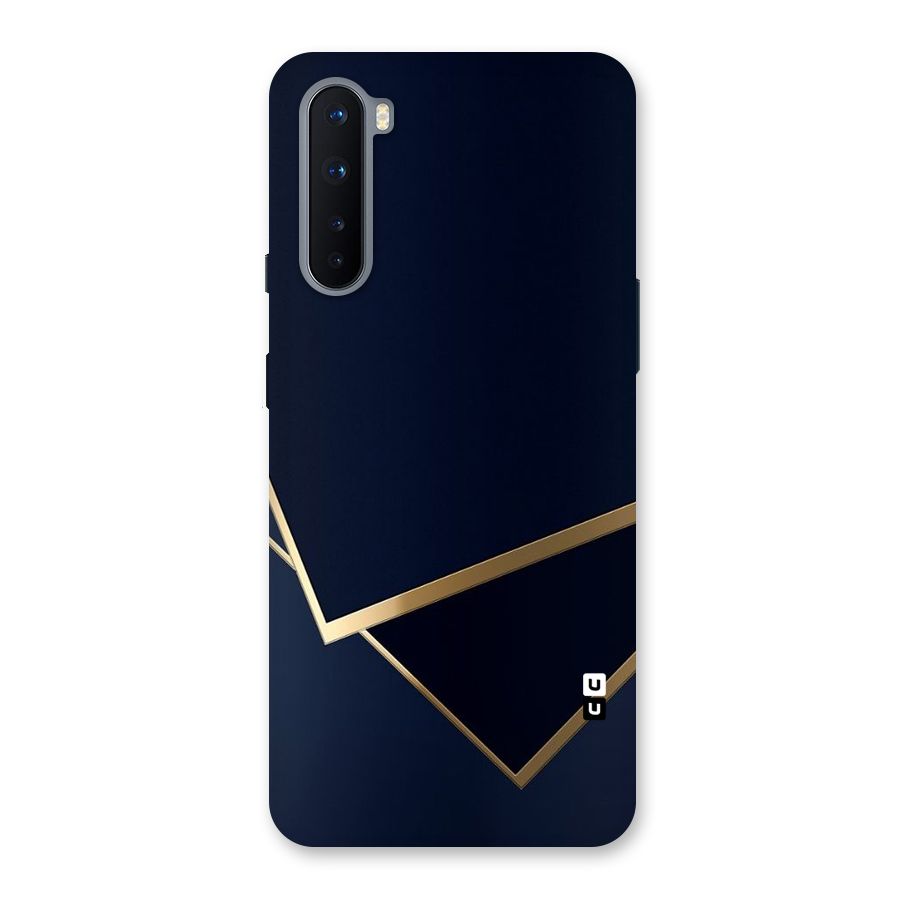 Gold Corners Back Case for OnePlus Nord