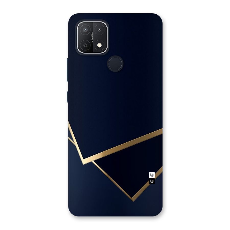 Gold Corners Back Case for Oppo A15
