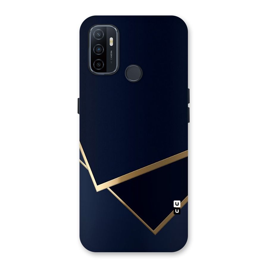 Gold Corners Back Case for Oppo A53