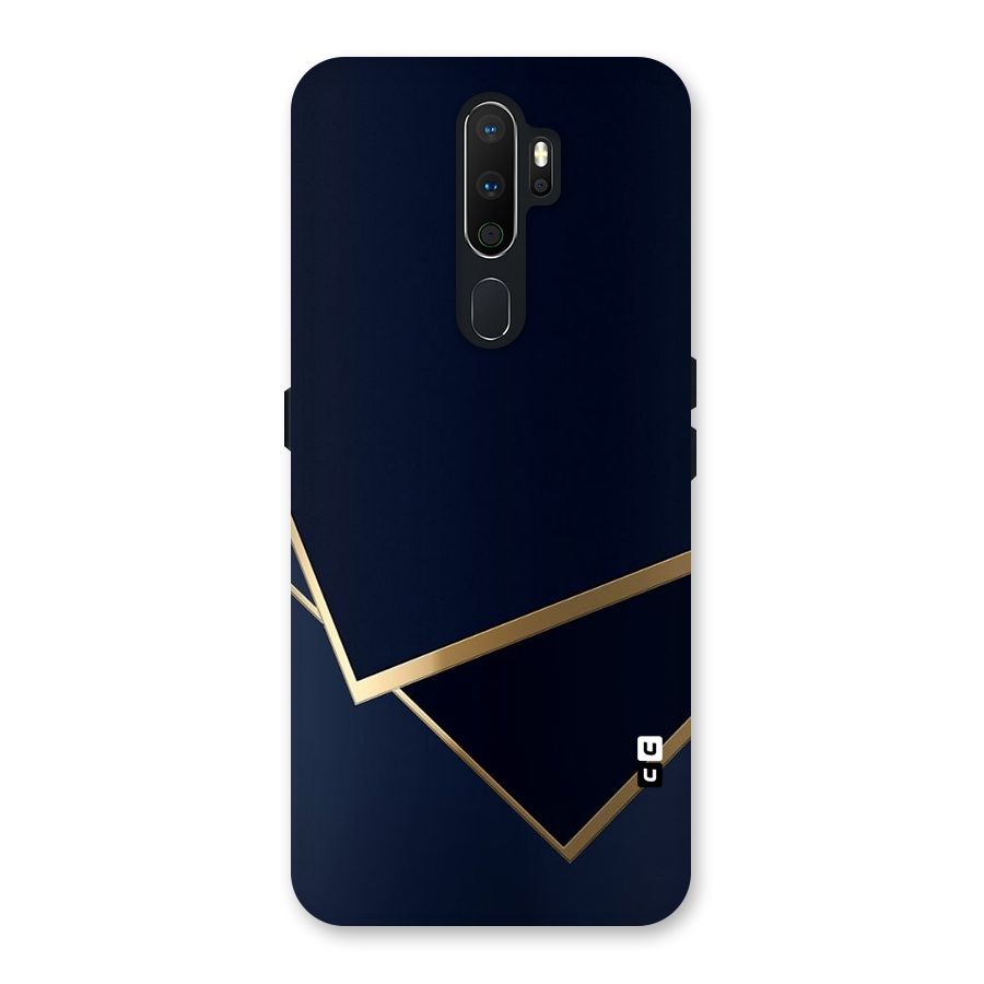 Gold Corners Back Case for Oppo A5 (2020)
