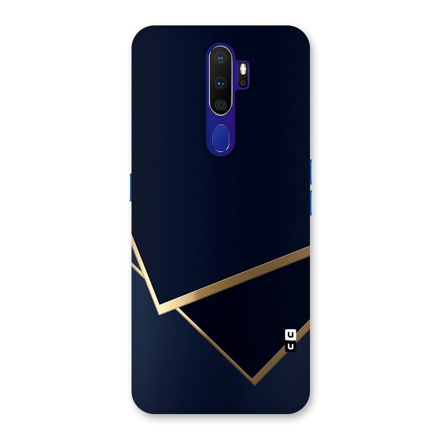 Gold Corners Back Case for Oppo A9 (2020)