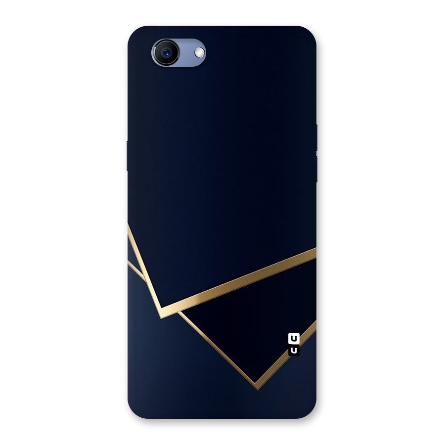 Gold Corners Back Case for Oppo Realme 1