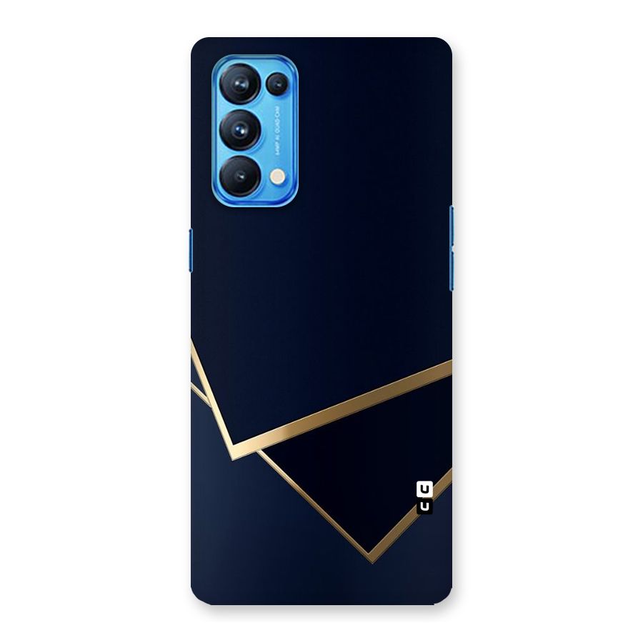 Gold Corners Back Case for Oppo Reno5 Pro 5G