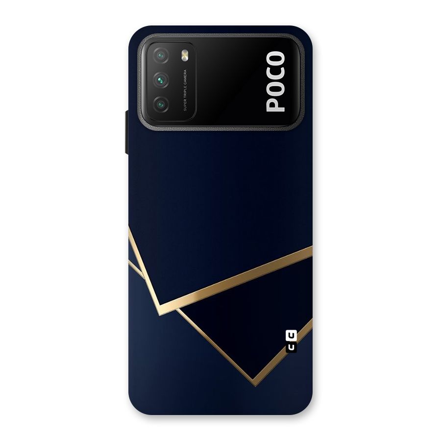 Gold Corners Back Case for Poco M3