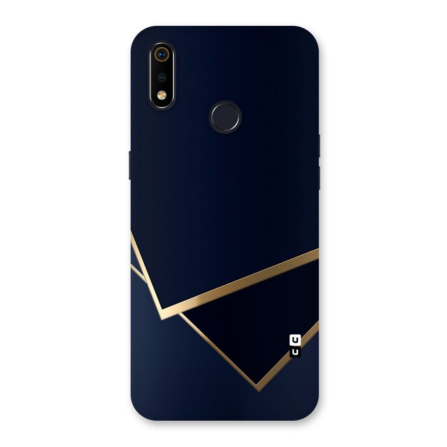 Gold Corners Back Case for Realme 3i
