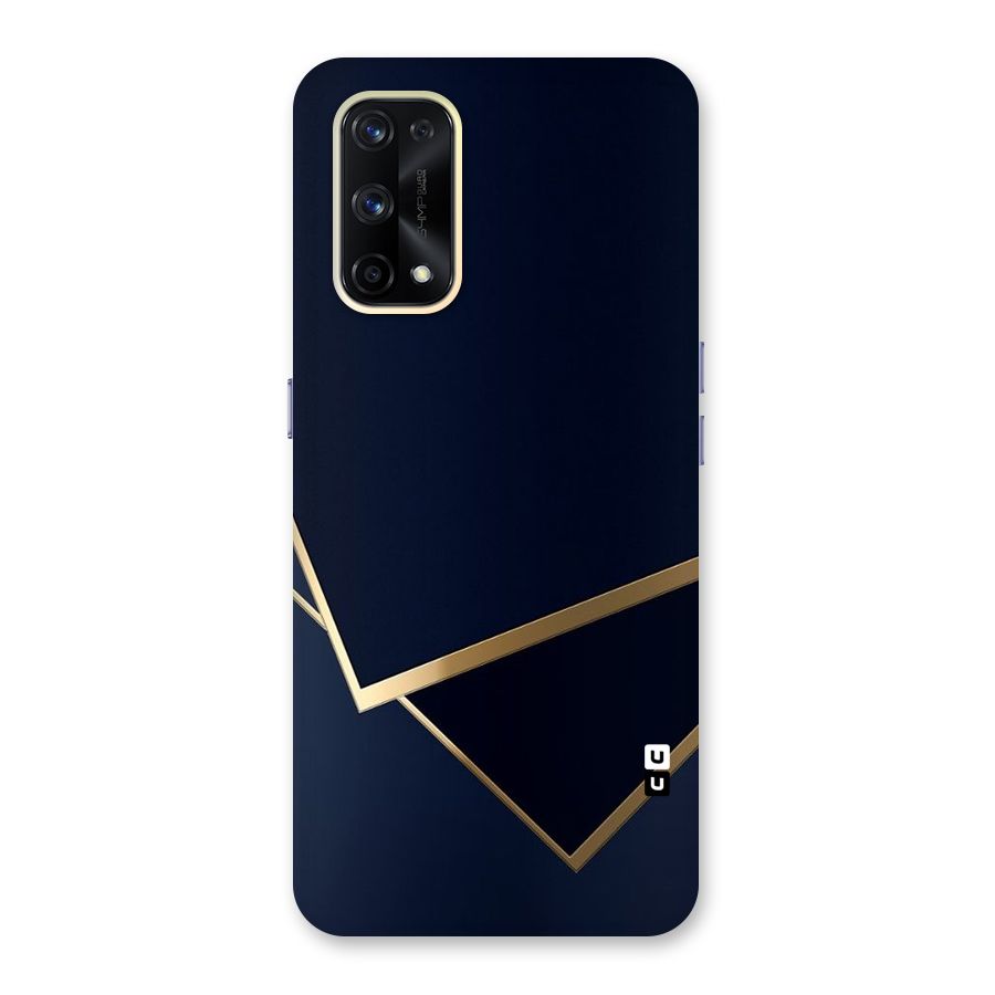 Gold Corners Glass Back Case for Realme X7 Pro