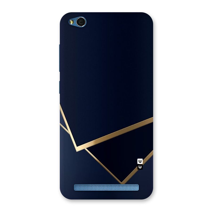 Gold Corners Back Case for Redmi 5A