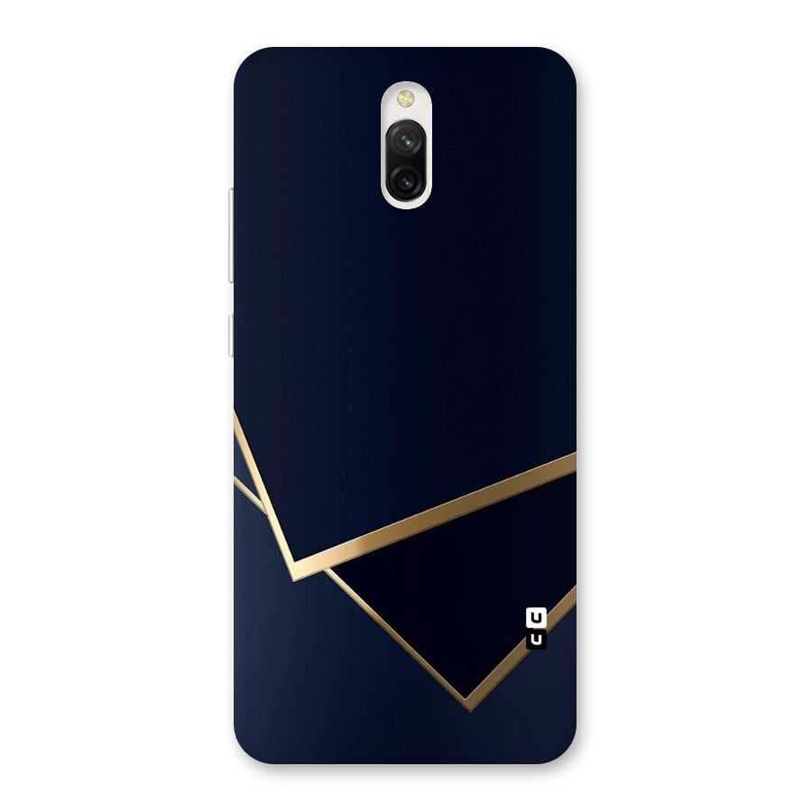 Gold Corners Back Case for Redmi 8A Dual