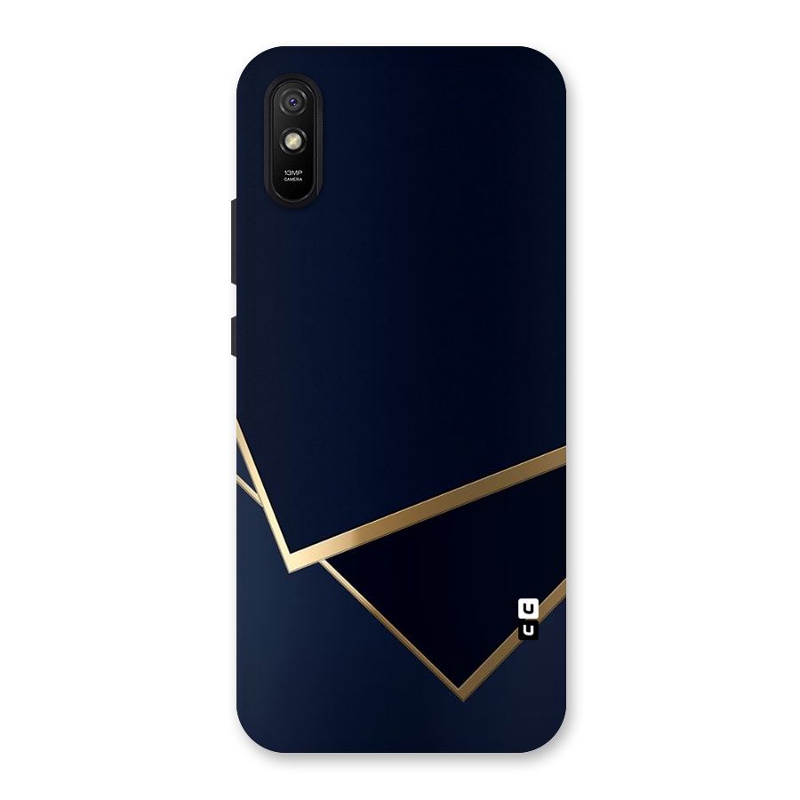 Gold Corners Back Case for Redmi 9A