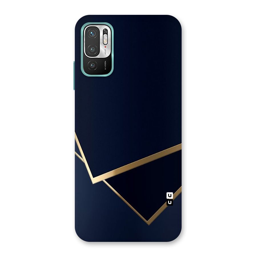 Gold Corners Back Case for Redmi Note 10T 5G