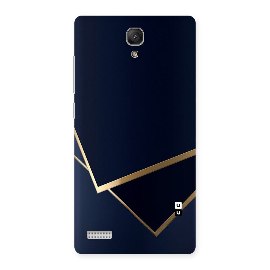 Gold Corners Back Case for Redmi Note Prime