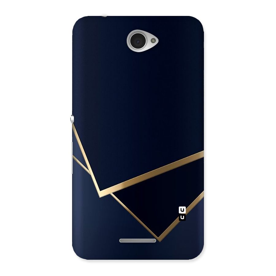 Gold Corners Back Case for Sony Xperia E4