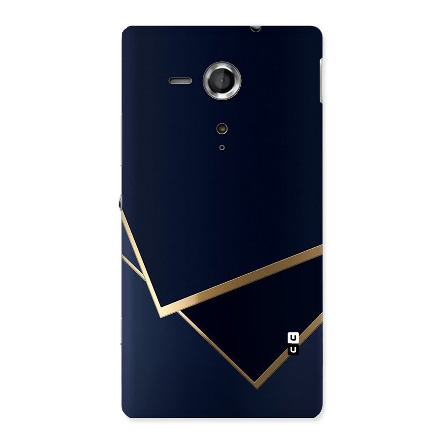 Gold Corners Back Case for Sony Xperia SP