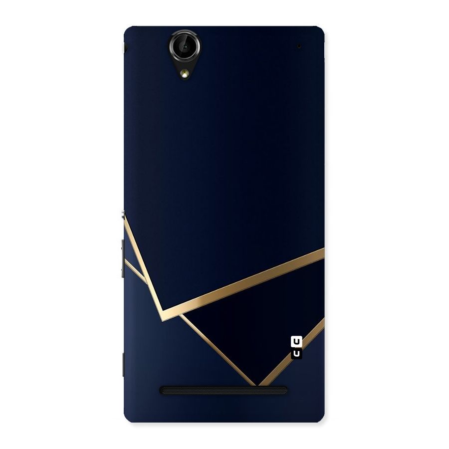 Gold Corners Back Case for Sony Xperia T2