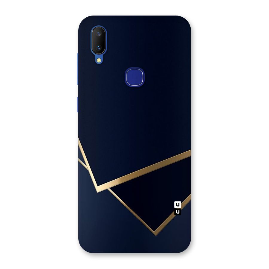 Gold Corners Back Case for Vivo V11