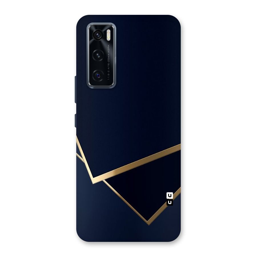 Gold Corners Back Case for Vivo V20 SE