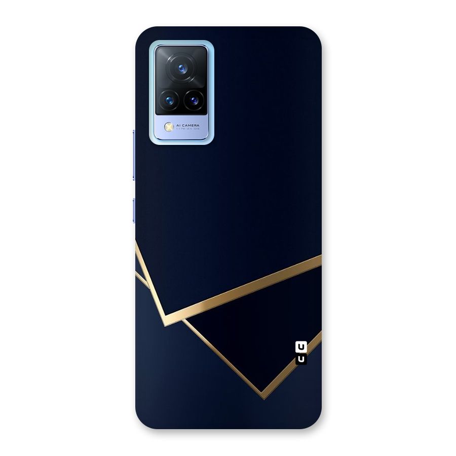 Gold Corners Back Case for Vivo V21 5G