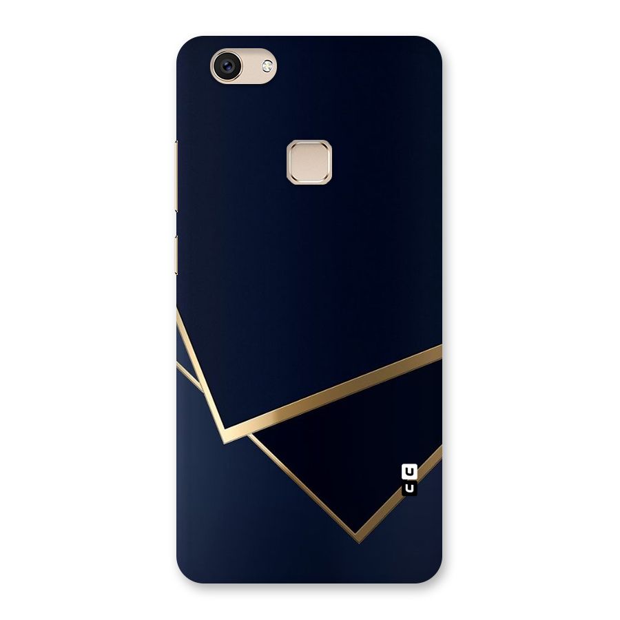 Gold Corners Back Case for Vivo V7