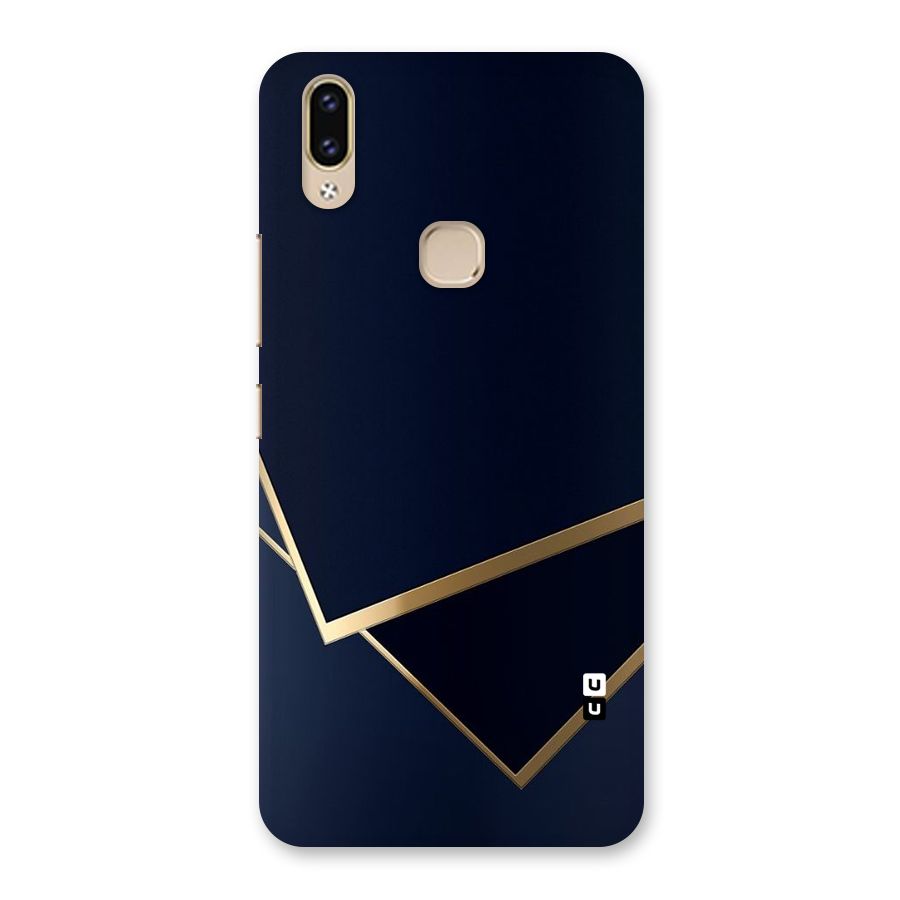 Gold Corners Back Case for Vivo V9 Youth