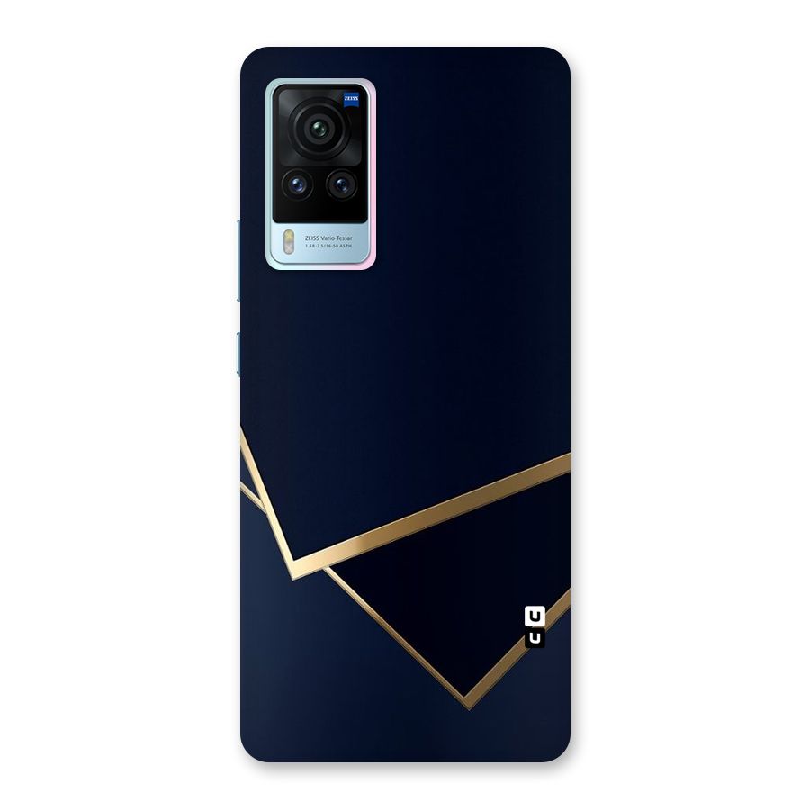 Gold Corners Back Case for Vivo X60 Pro