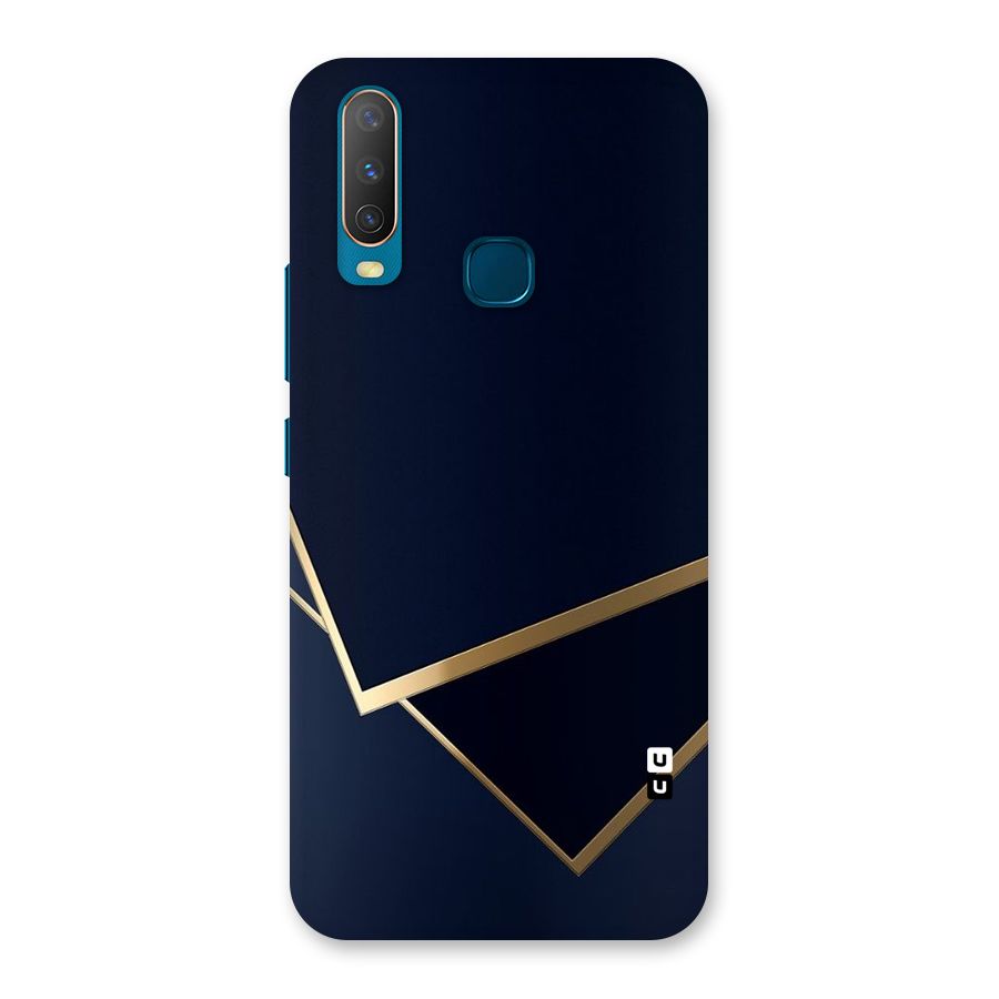 Gold Corners Back Case for Vivo Y17