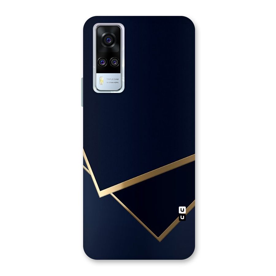 Gold Corners Back Case for Vivo Y51A