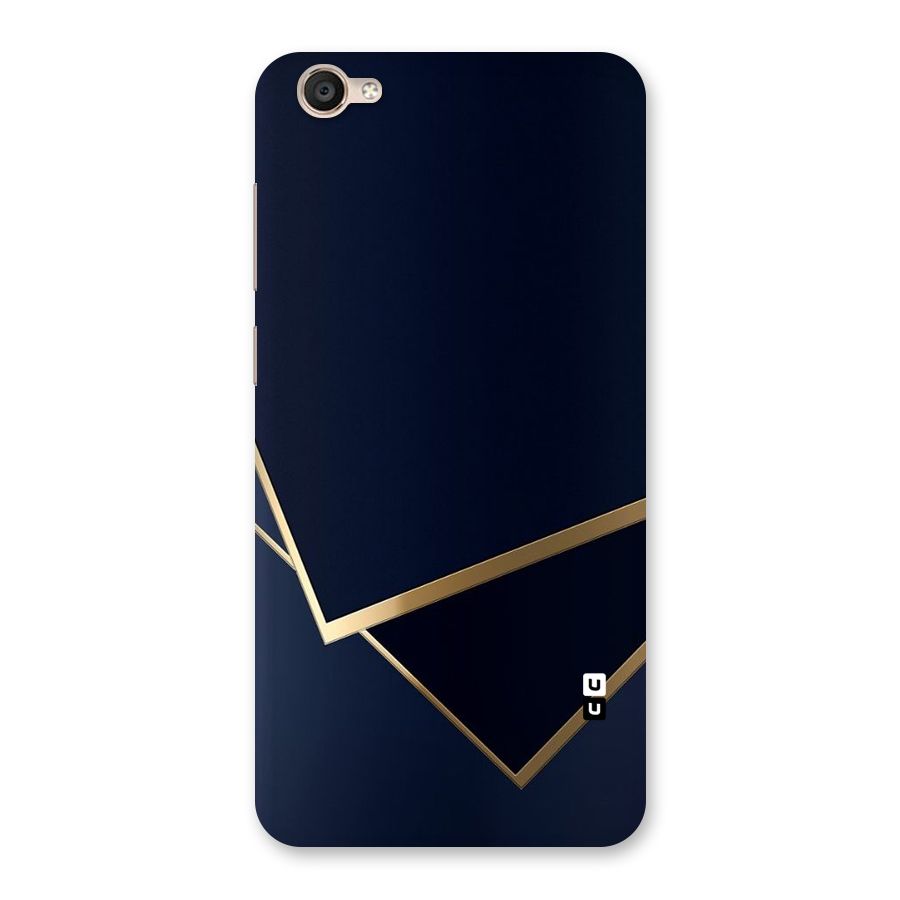 Gold Corners Back Case for Vivo Y55L