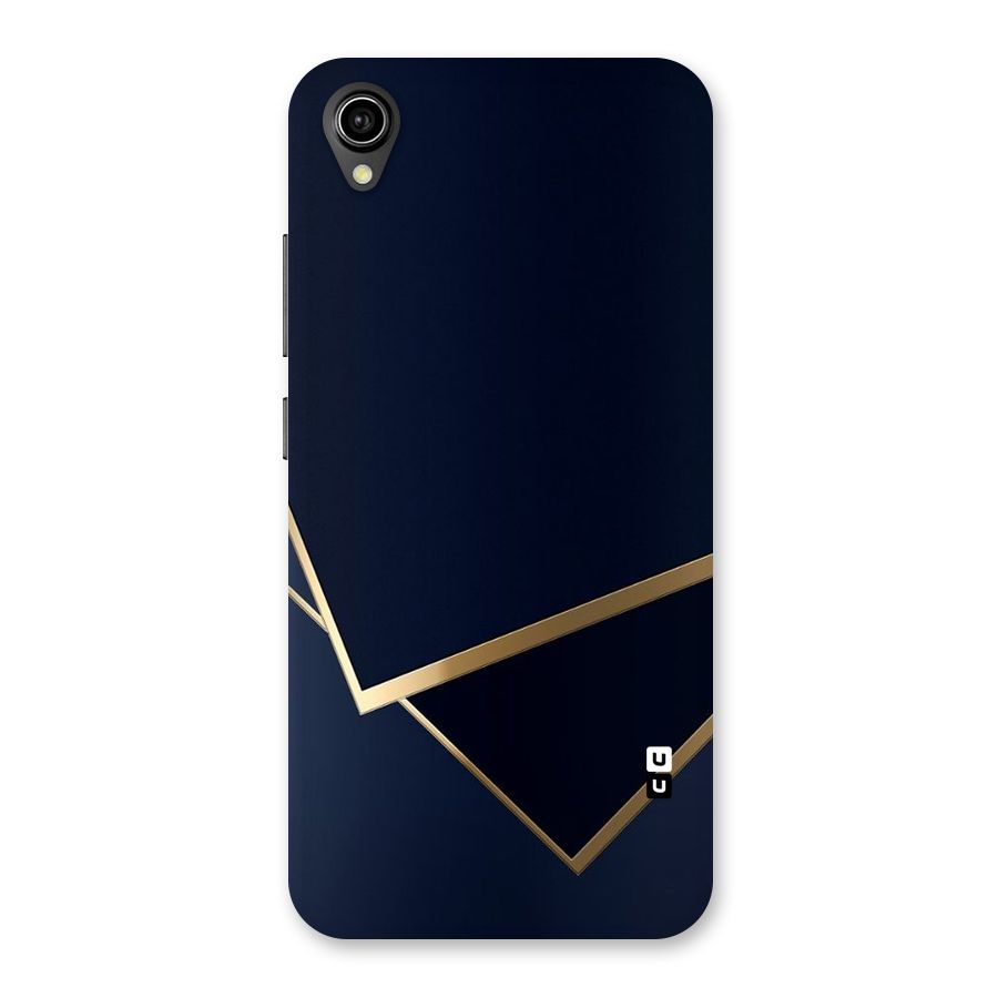 Gold Corners Back Case for Vivo Y90