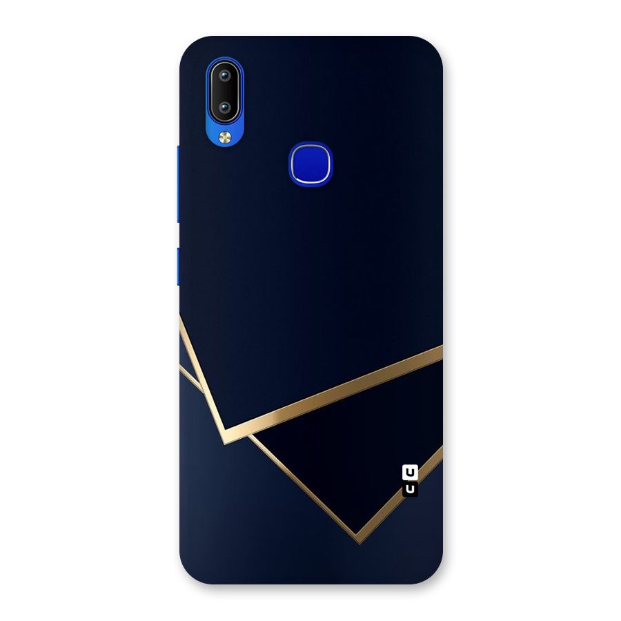 Gold Corners Back Case for Vivo Y91