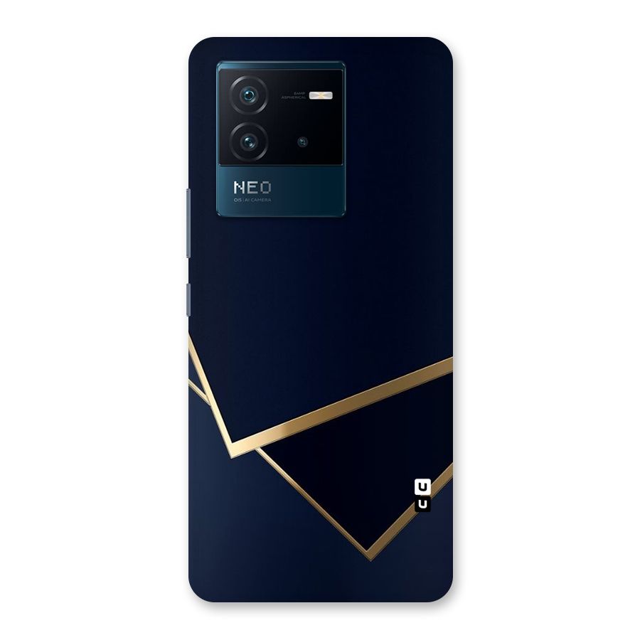 Gold Corners Back Case for Vivo iQOO Neo 6 5G