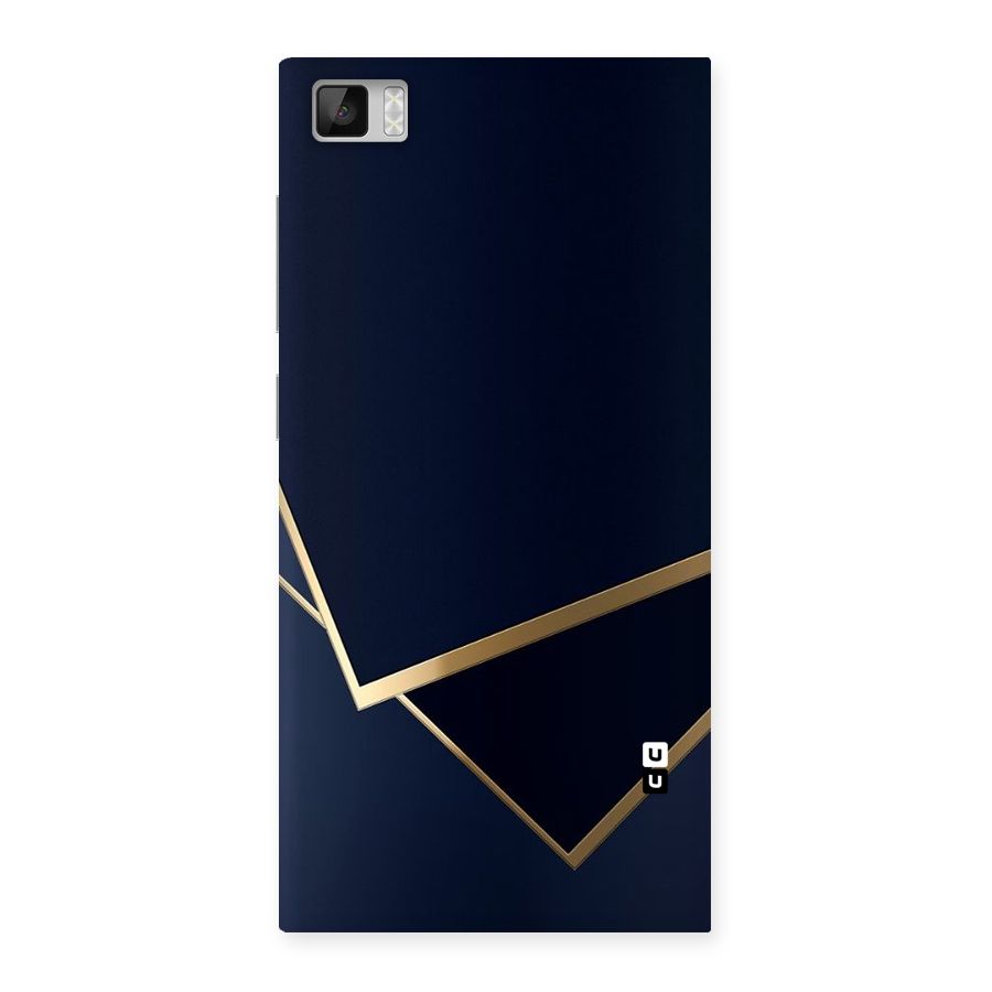 Gold Corners Back Case for Xiaomi Mi3
