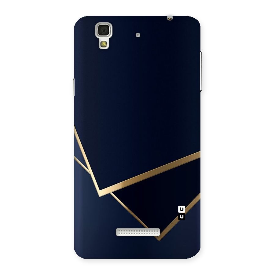 Gold Corners Back Case for YU Yureka Plus