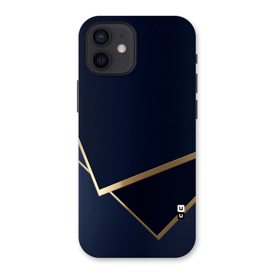 Gold Corners Back Case for iPhone 12