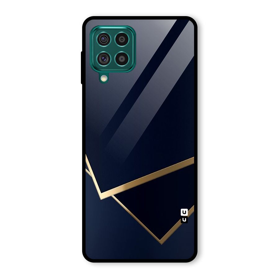 Gold Corners Glass Back Case for Galaxy F62
