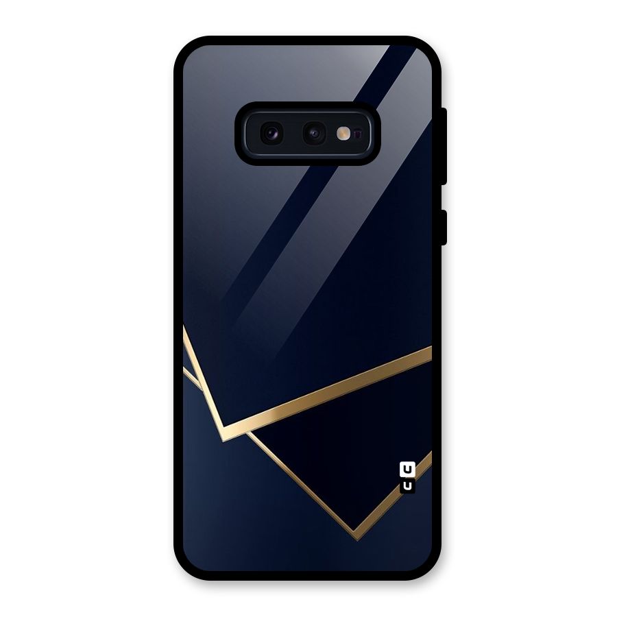 Gold Corners Glass Back Case for Galaxy S10e