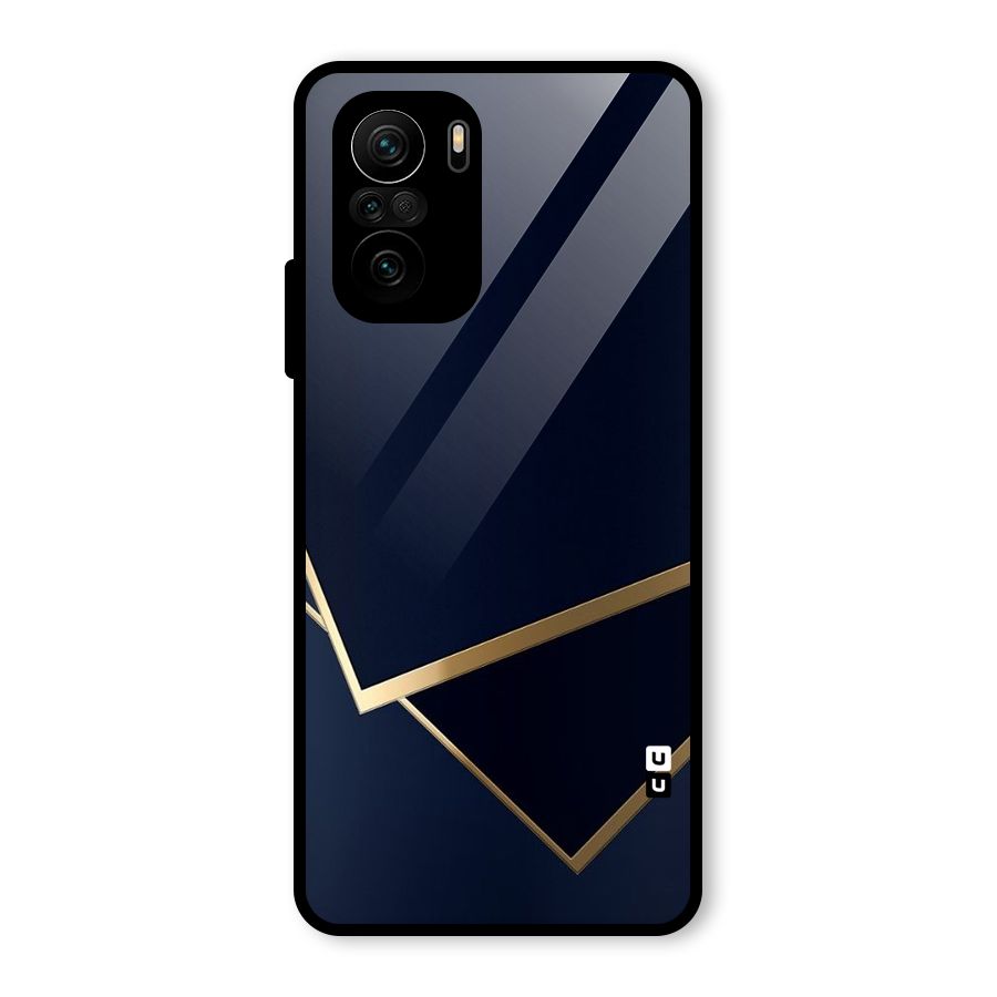 Gold Corners Glass Back Case for Mi 11x