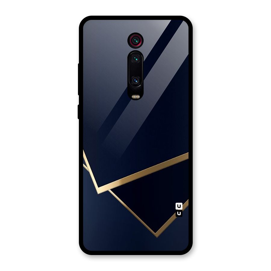 Gold Corners Glass Back Case for Redmi K20 Pro