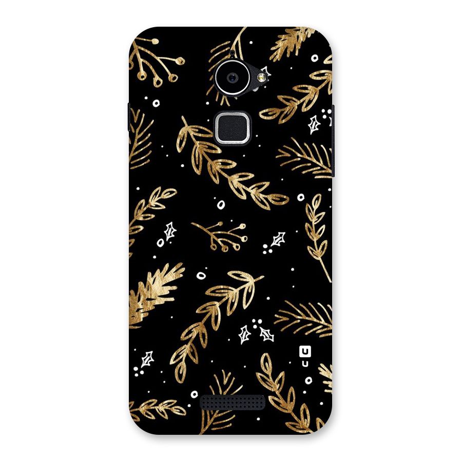 Gold Palm Leaves Back Case for Coolpad Note 3 Lite