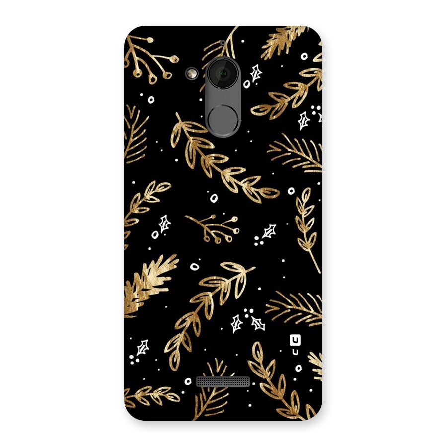 Gold Palm Leaves Back Case for Coolpad Note 5