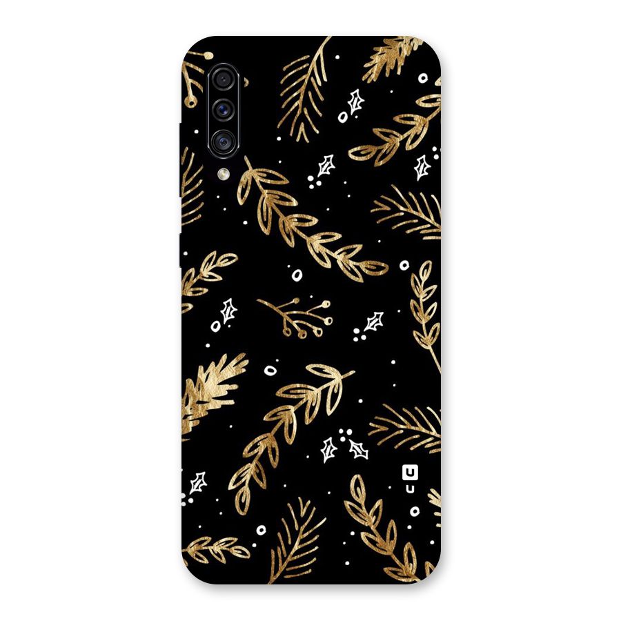Gold Palm Leaves Back Case for Galaxy A30s