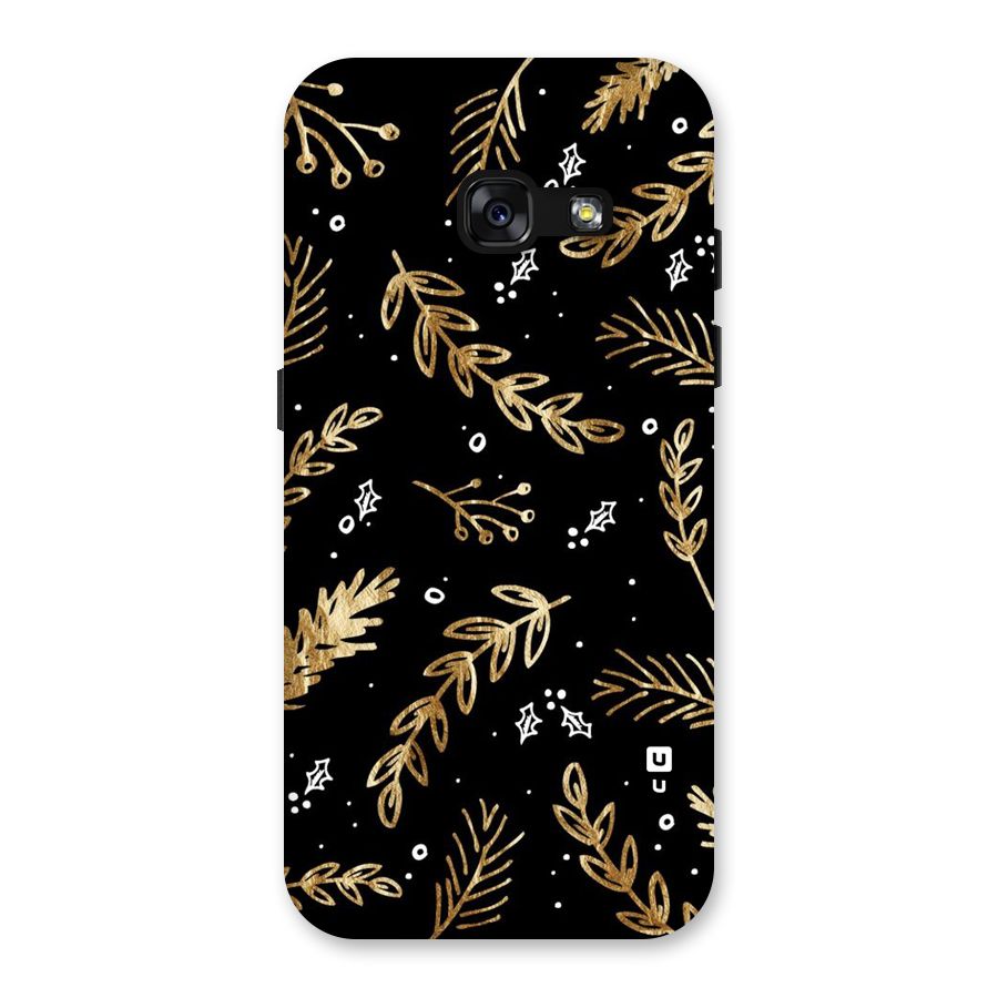 Gold Palm Leaves Back Case for Galaxy A3 (2017)